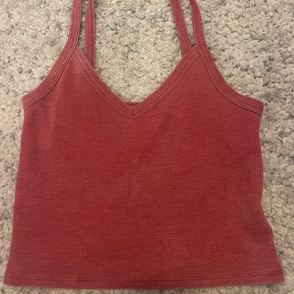 red tank top